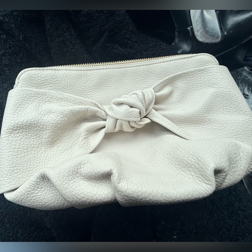 ANTONIO MELANI Ivory Knotted Clutch
